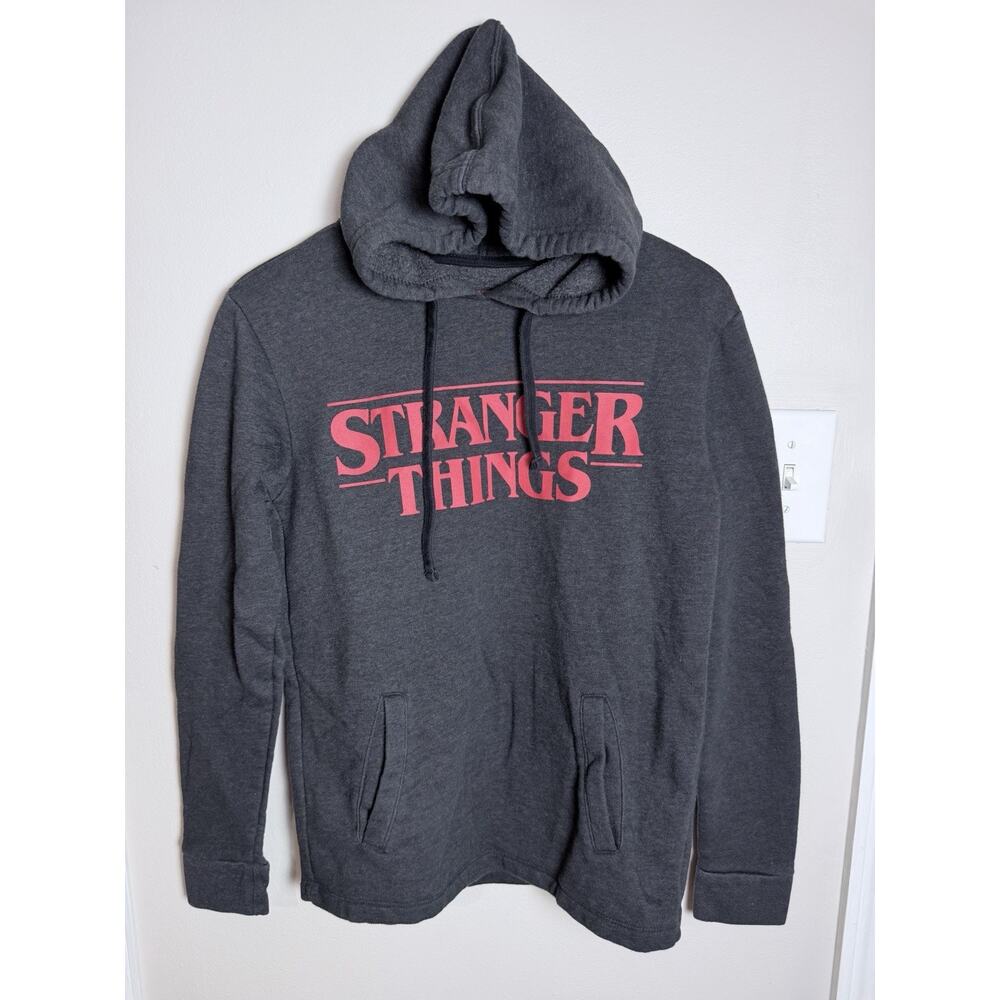 Stranger Things Black Hoodie Official Netflix Merch Sweatshirt XS